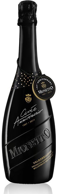Mionetto Luxury Collection: Cuvée Anniversario 1887 – 2017 Valdobbiadene Prosecco Superiore DOCG Millesimato Brut Nature Mionetto Luxury Collection: Cuvée Anniversario 1887 – 2017 Valdobbiadene Prosecco Superiore DOCG Millesimato Brut Nature